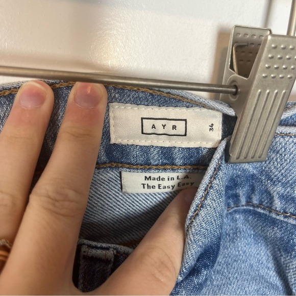 AYR Light Blue Straight Leg Jeans - Picture 3 of 7